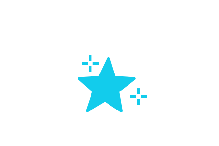 Blue star icon